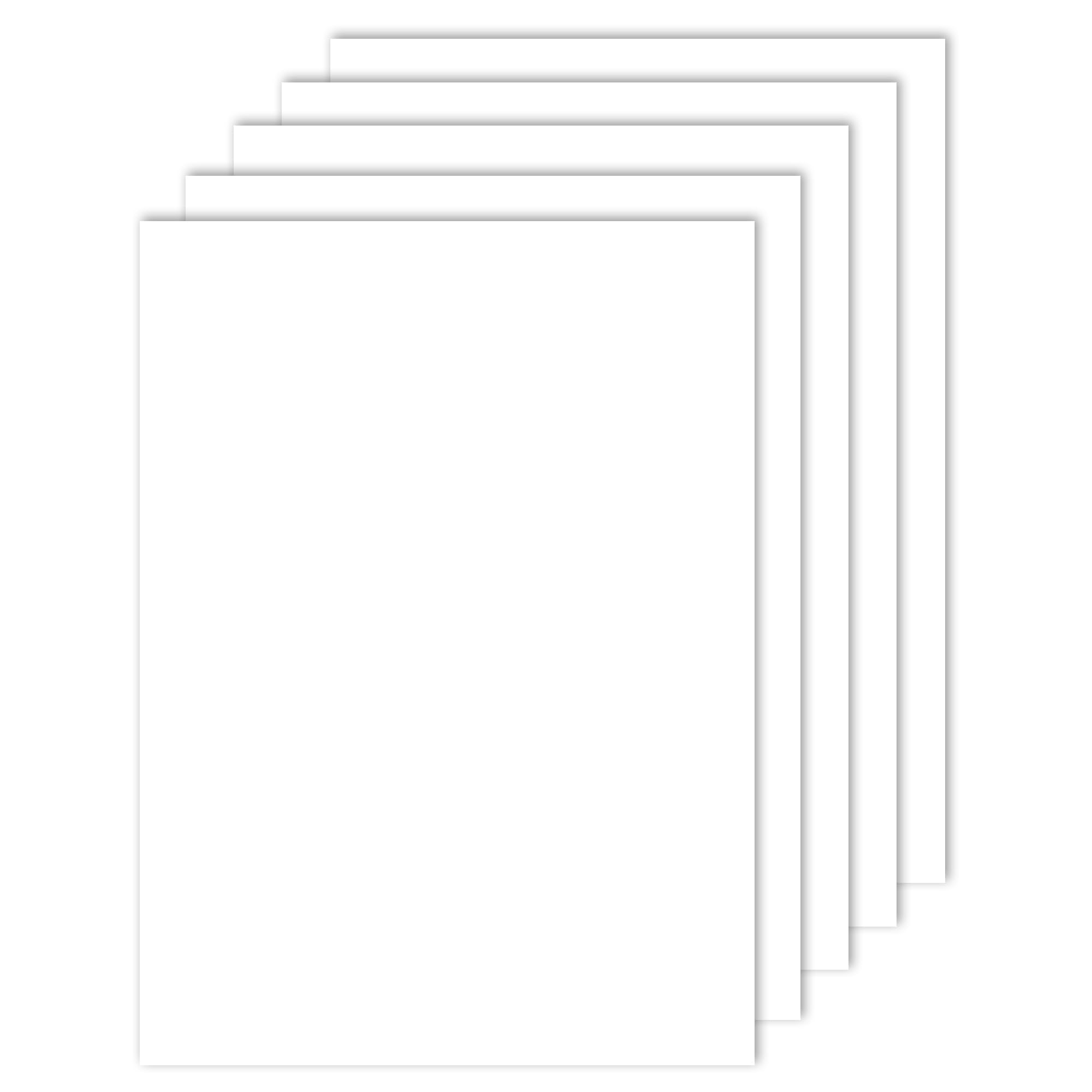 Lakeer A4 White Color Paper Board Card Board HardBoard - 450 GSM, Pack of 20 Pcs| for Scrapbooking, Art, Craft, Poster, DIY, Etc.