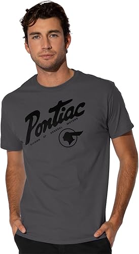 LOGOVISION Pontiac Division - Camisetas de manga corta para hombre, con licencia oficial