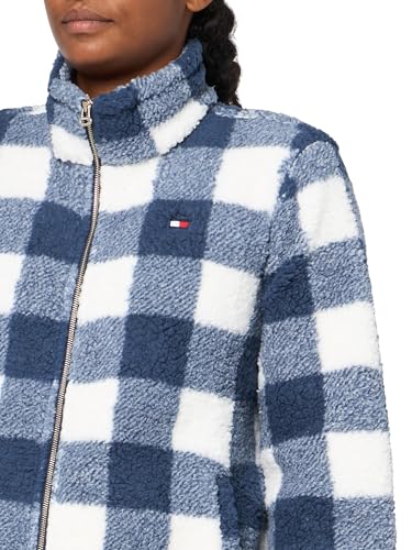 Tommy Hilfiger Women's Buffalo Check Long Sleeve Zipup Sportswear Jacket3