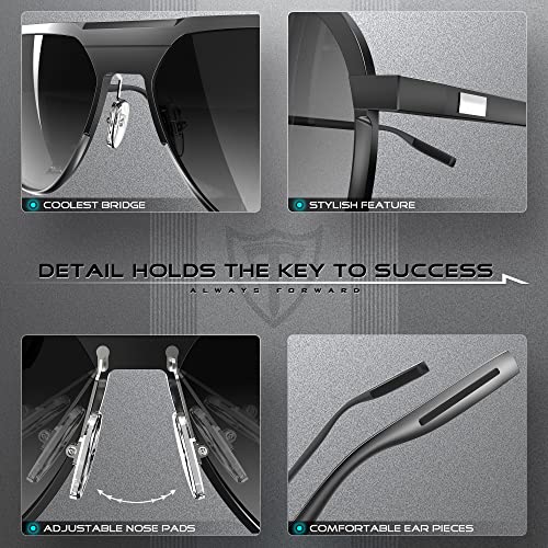 ATTCL Men's Polarized Sunglasses for Men Driving Pilot Glasses UV Protection4