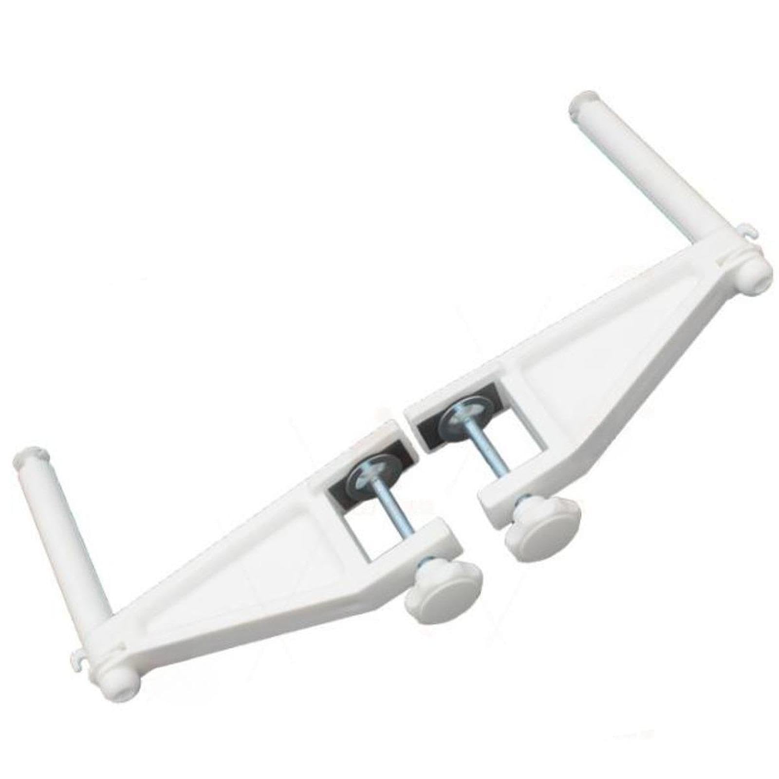 Yiju Table Tennis Net Post Set Practice Easily Set up Replacement Ping Pong Mesh Rack Ping Pong Clamp Net for Game Travel Training, White