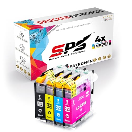 SPS Drucker Tintenpatrone Kompatibel für Brother MFC-J 5320 DW - LC-223 | Mehrfarbig | 550 Seiten