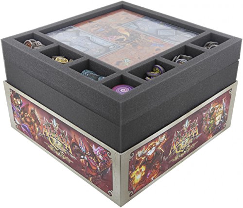 Plateau en mousse Arcadia Quest Inferno Feldherr rangement et insert de boîte de jeu