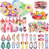 Toddler Girls Hair Accessories Kit, Little Girl Hair Clips Set Hair Stuff Kids Hair Ties Accessory Kits Variety Pack Cute Barrettes Hair Clip Sets Toddlers accesorios cabello niñas 4-6 3 4 5 Year Old