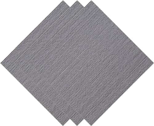 ELzEy Losetas for alfombras for el hogar, se pelan y pegan, losetas for alfombras Autoadhesivas con Empalme de Cinco Colores, fácil de Instalar, Aislamiento acústico de 30x30cm, 2 uds.(Light Grey)