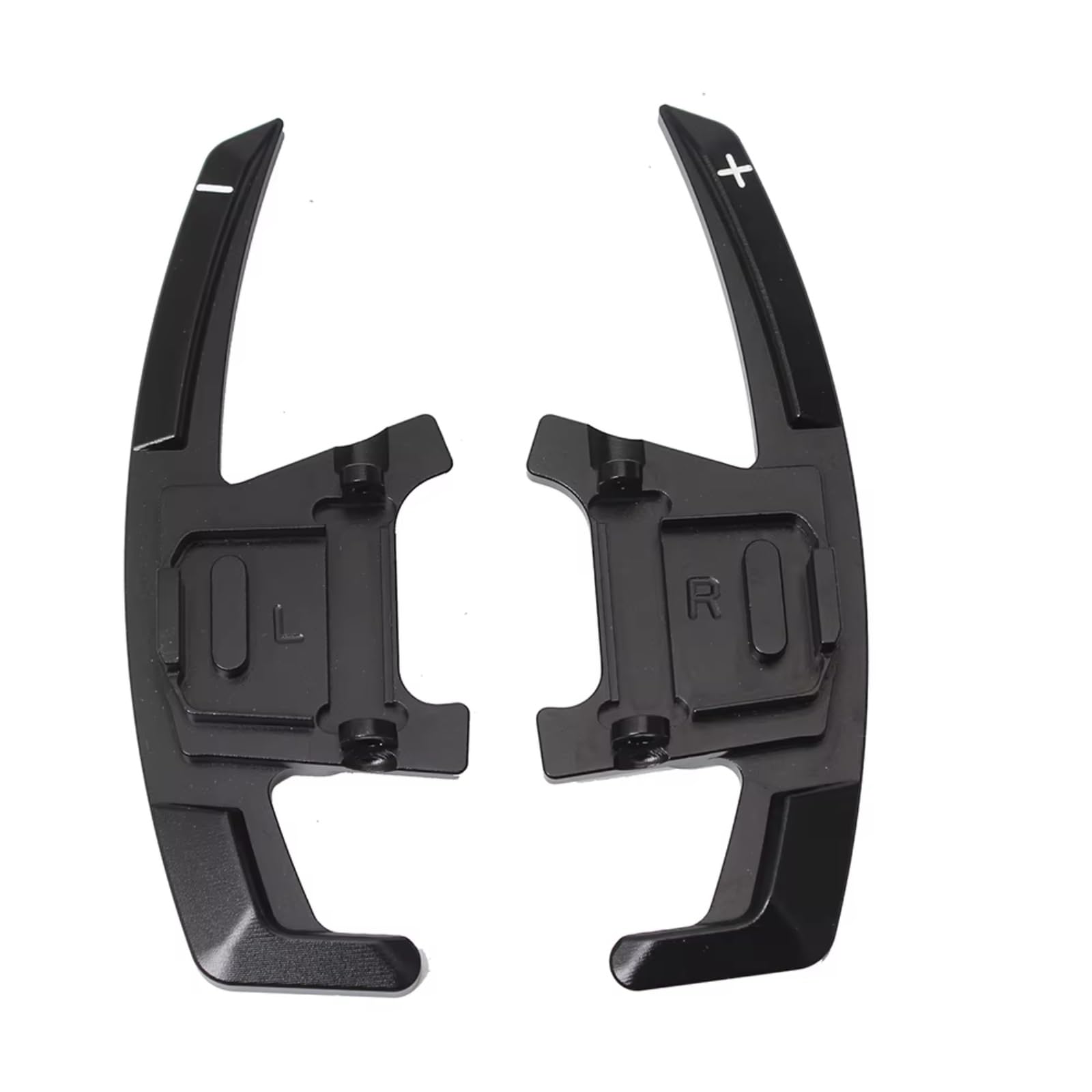 ZTGUIOQ Paddle Shifter Extensions Compatible with Vw for Sagitar GLI for RLine 2016-2019 for Tiguan for Rline 2019 Car Steering Wheel Paddle Shift Extend Shifter(Black)