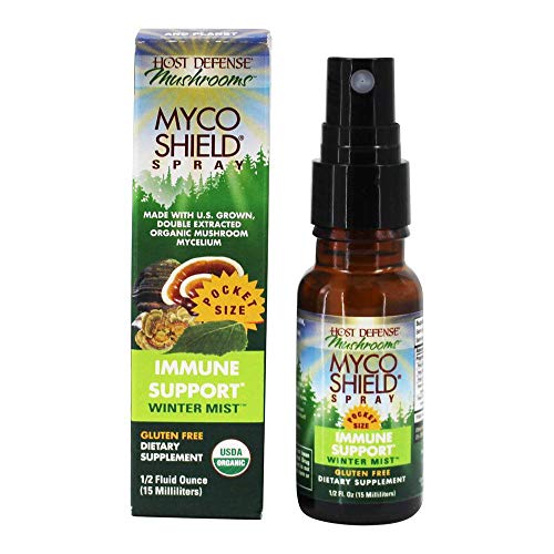 MycoShield Spray Winter Mist Fungi Perfecti/Host Defense 0.5 fl oz Liquid