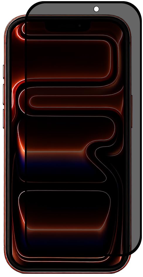 Al-HuTrusHi Privacy Screen protector compatible with Apple iPhone 17 Pro Max Screen Protector Tempered Glass [Anti-Glare][HD Full Coverage][Easy Installation][Scratch Resistant][9H Hardness]