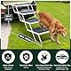 Hundetreppe Auto mit Teppich, Extra Breit 4 Stufen Hunderampe Auto Klappbar,Leichte Hunderampe Auto Klappbar, rutschfeste Hundetreppe für Lastwagen und SUV, Unterstützung bis 100 KG