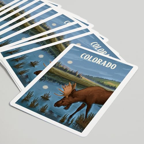 Lantern Press Colorado 52 Naipes Póker Tamaño Poker miniatura 5