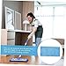 GLEAVI Microfiber Replacement Mop Pad Wet Dry Flat Mop Cloth Reusable Cleaning Accessory for Hardwood Tile Laminate Floors with Edge Design for Baseboards and Tight Corners