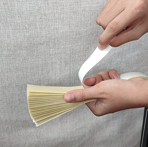 Ecfac Easy Up & Down Pleated Window Shades,Temporary Window Blinds,36In X 64In (Fits Window Width 18"-36"), 2Pcs-Pack, Light Filtering,Easy Trimming And Installing, (Natural #TOP4