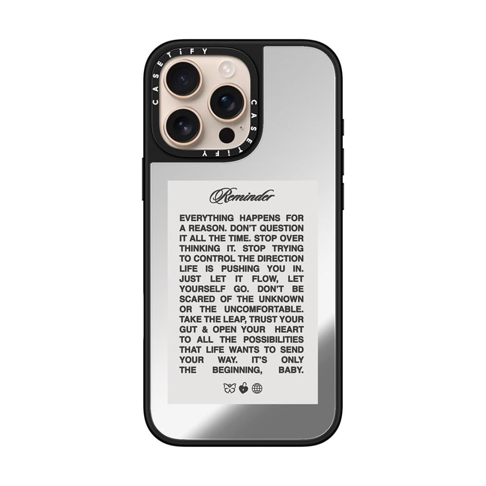 CASSETIFY iPhone 16 pro max用ケース ミラー仕上げ Amazon.com: CASETiFY Mirror Case for iPhone 16 Pro Max