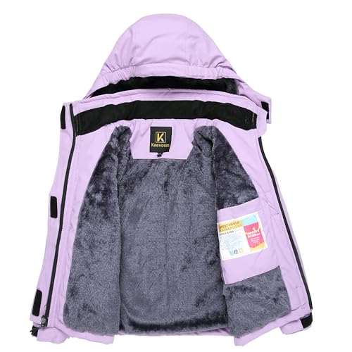 Image of Keevoom Boys Girls Winter Coat Ski Jacket Windproof Waterproof Kids Snowboard Warm Fleece Snow Coats