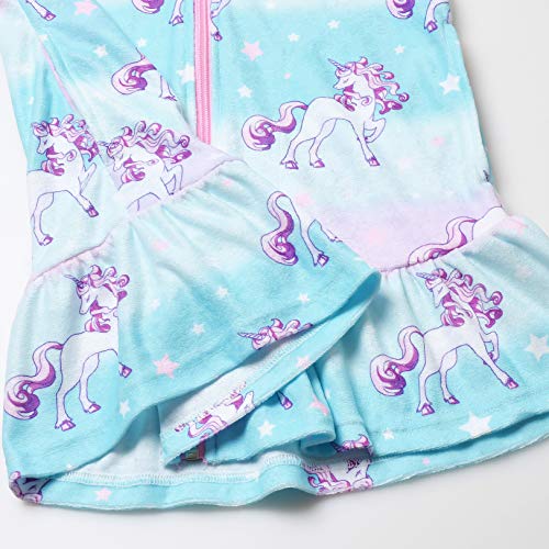 Image of QPANCY Girls Long Sleeve Dresses Unicorn Mermaid Cat Swing Fall Winter Clothes
