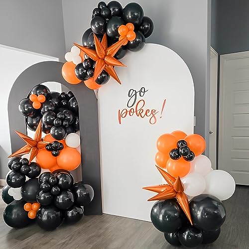 Image of Voircoloria 110pcs Black Balloons 12inch Matte Black Latex Party Balloons for Graduation, Wedding, Birthday, New Year, Baby Shower, Anniversary, Holiday Party Decorations