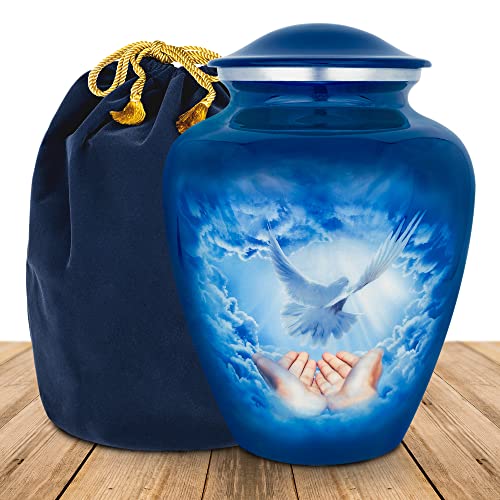 Trupoint Memorials Cremation Urns for Adult Handcrafted Cremation Urn