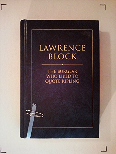 The Burglar Who Liked to Quote Kipling 1581650949 Book Cover