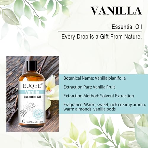 Aceites Esenciales EUQEE Vainilla y Madreselva 100ml y 118ml miniatura 6