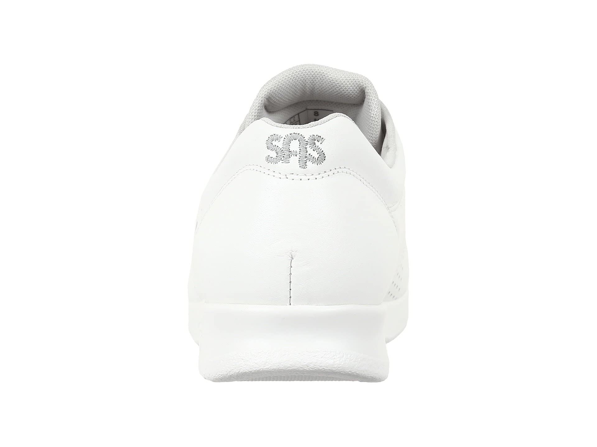 SAS Freetime Shoes for Women - Genuine Leather Upper, Lace-up Closure Soft and Breathable Stylish Joggers White 4 M - Medium (B) view 7