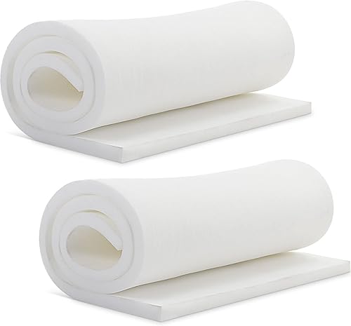 Frienda 2 piezas de espuma de tapicerĂa de 1 x 24 x 72 pulgadas de espuma de poliuretano blanco acolchado de espuma de poliuretano para reemplazo de Frienda 2 piezas de espuma de tapicerĂa de 1 x 24 x 72 pulgadas de espuma de poliuretano blanco acolchado de espuma de poliuretano para reemplazo de