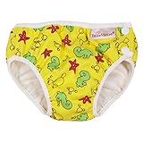 couches imse vimse avis Talla S Imsevimse Pañal de baño Aqua Pañal Natación Zick Zack Amarillo (Yellow Zig Zag, S (6-8 kg))