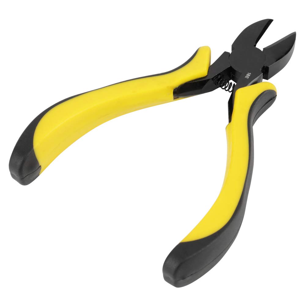 Zestaw profesjonalnych szczypiec kombinowanych DIY do napraw, szczypce boczne do kabli, szczypce do cięcia bocznego, narzędzie naprawcze 125 mm z miękkimi uchwytami