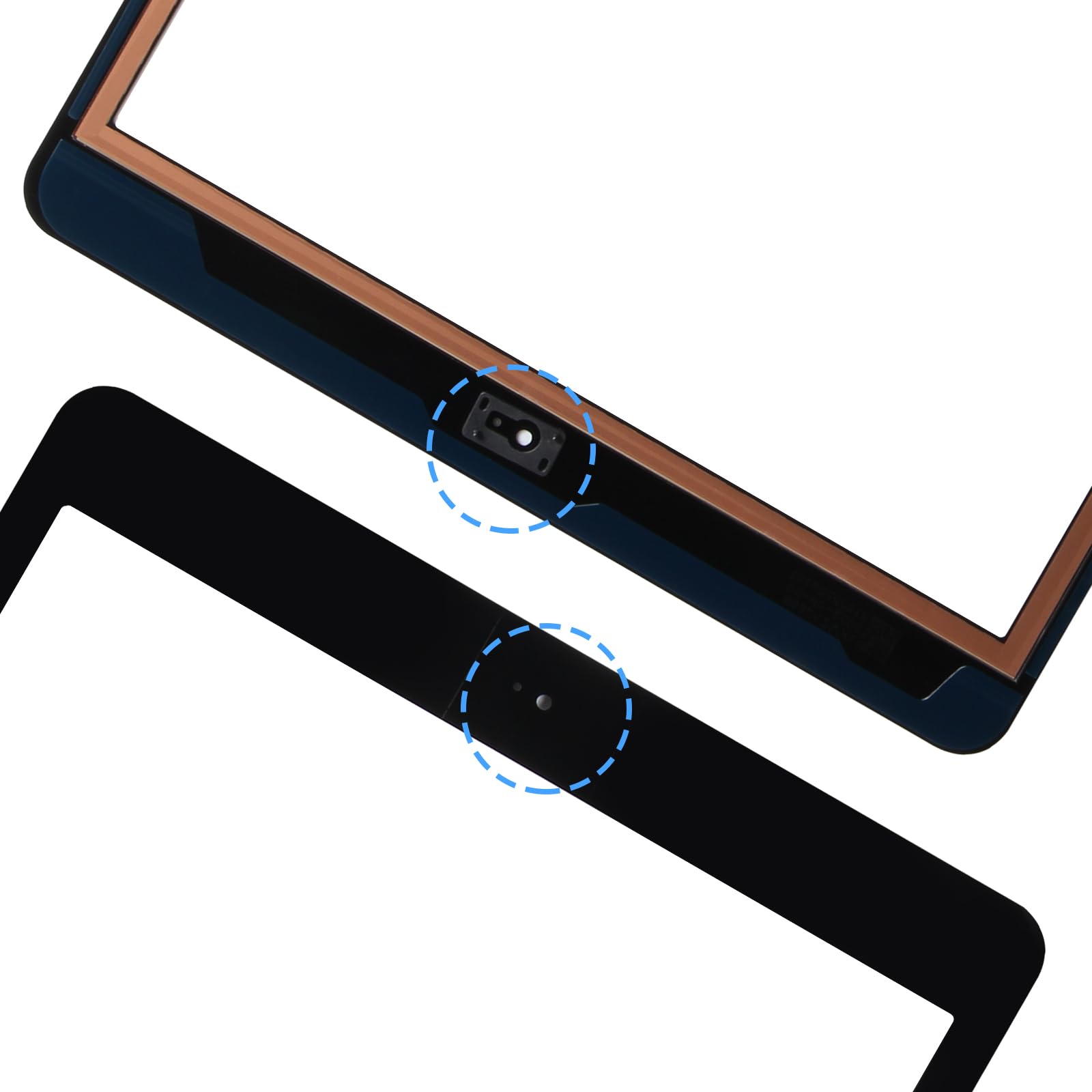 Reparo Écran Tactile iPad 7th 8th Gén 10.2" Noir avec Bouton
