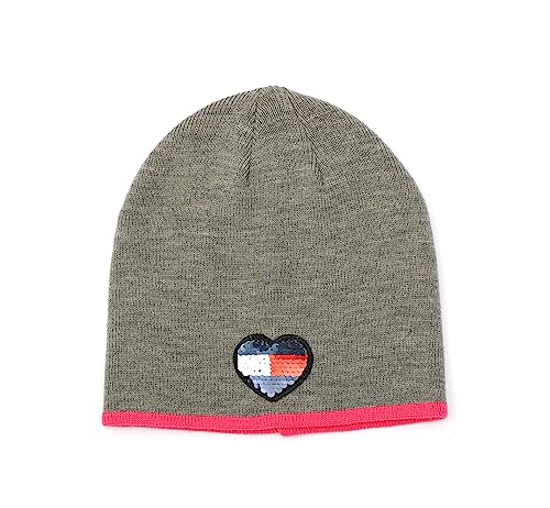 Tommy Hilfiger Girl's Sequin Heart Beanie and Glove Set2