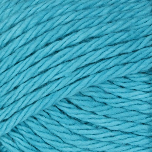 Image of Bernat Handicrafter Cotton Solids Yarn, 1.75 oz, Gauge 4 Medium, 100% Cotton, Mod Blue
