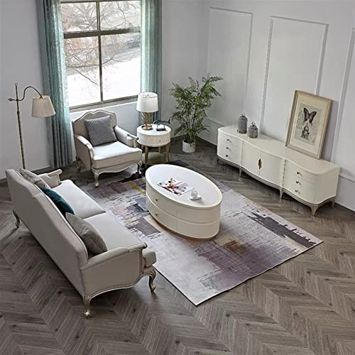 Beistelltisch Beistelltisch, moderner Luxus-Couchtisch mit einzigartigem Schreibtisch und stabilem Sockel, ovaler Sofatisch, Mitteltisch mit 2 großen Schubladen, für Wohnzimmer und Büro, – Bild 6