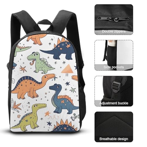Sac à dos confortable dinosaure pour ne plus oublier son repas - 3