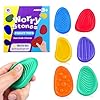 6 Pcs Sensory Stone, Fidget Toys for Kids Adults,Worry Stone Fidget, Sensory Toys for Autism, Fidget Stress Toys for Anxiety Relief (Fidget Toys)
