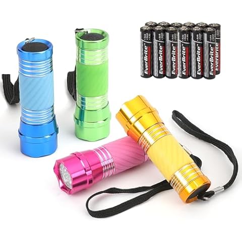 EverBrite Mini LED Flashlight 4-Pack Cover
