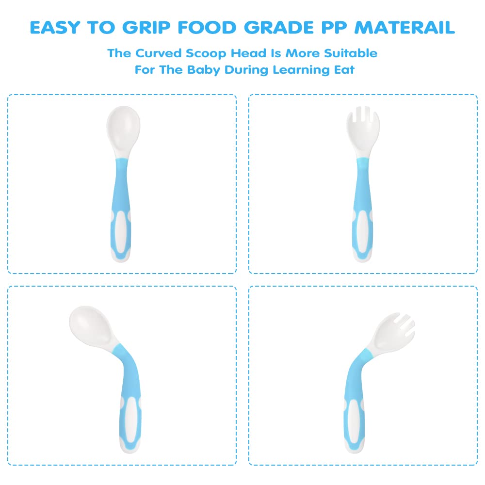 Vicloon Piatto per Bambini in Silicone, Piatto Svezzamento con 4 Aree, Piatto con Ventosa per Bambini, Piastra di Alimentazione per Neonati, Lavabile in Lavastoviglie, Orso