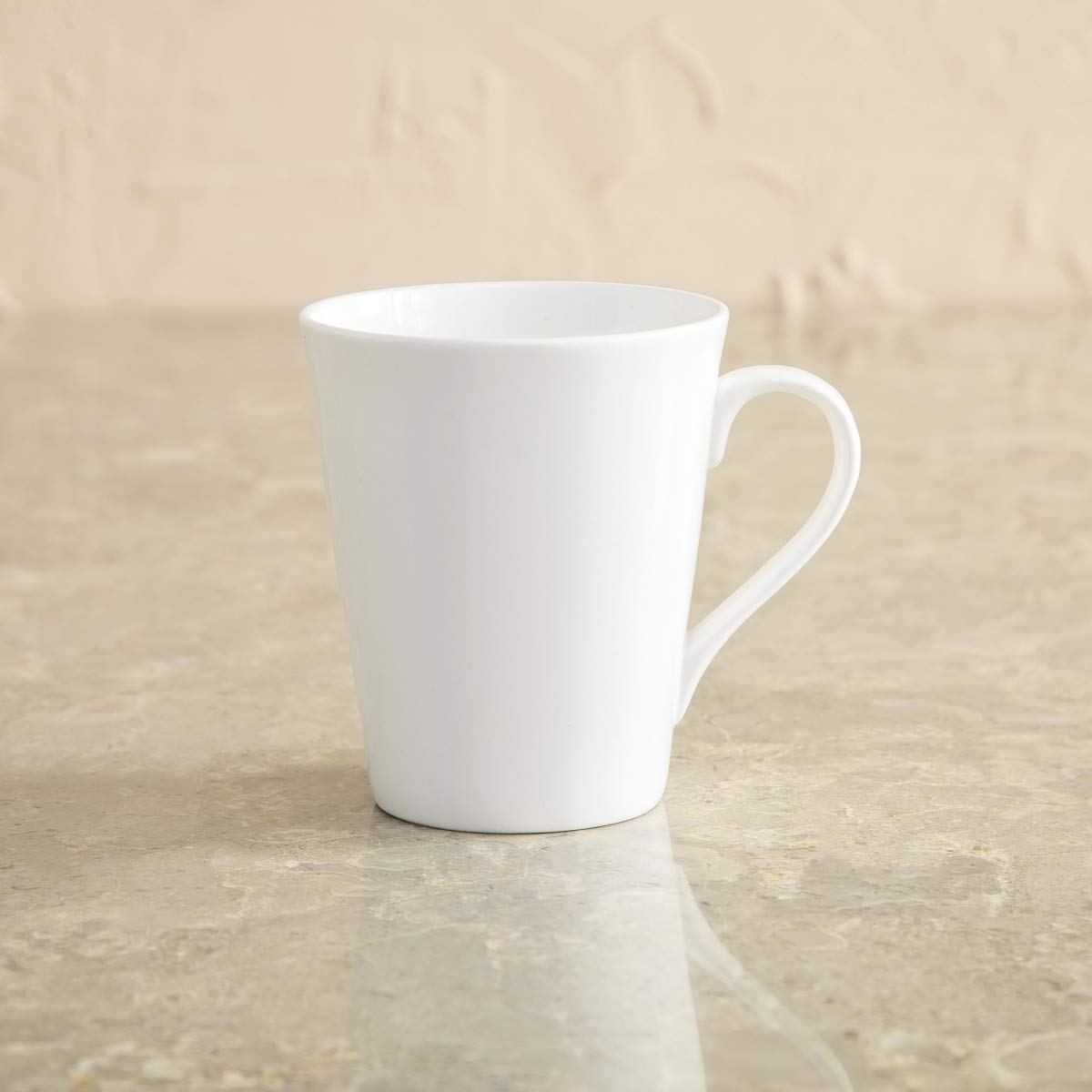 Home Centre Riva-Risto Solid Mugs - Bone China -330 ml -Mug 8.5 cm L x 6 cm W x 10 cm H -White (B07TL2Q6BV) Amazon Price History, Amazon Price Tracker