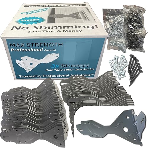 EXPR&reg; Premium Door Install Kit - Max Strength (Secures Both Sides) | Official Door Stud&reg; Bracket...
