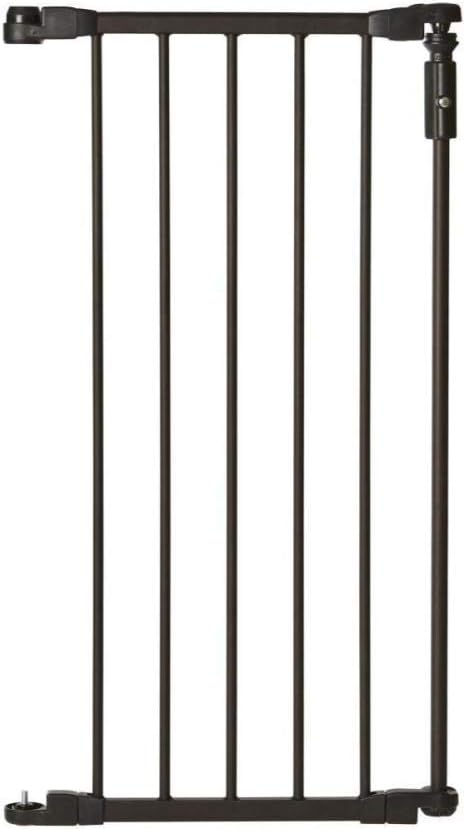 North States Supergate Deluxe Decor 15” gate Extension, Matte Bronze