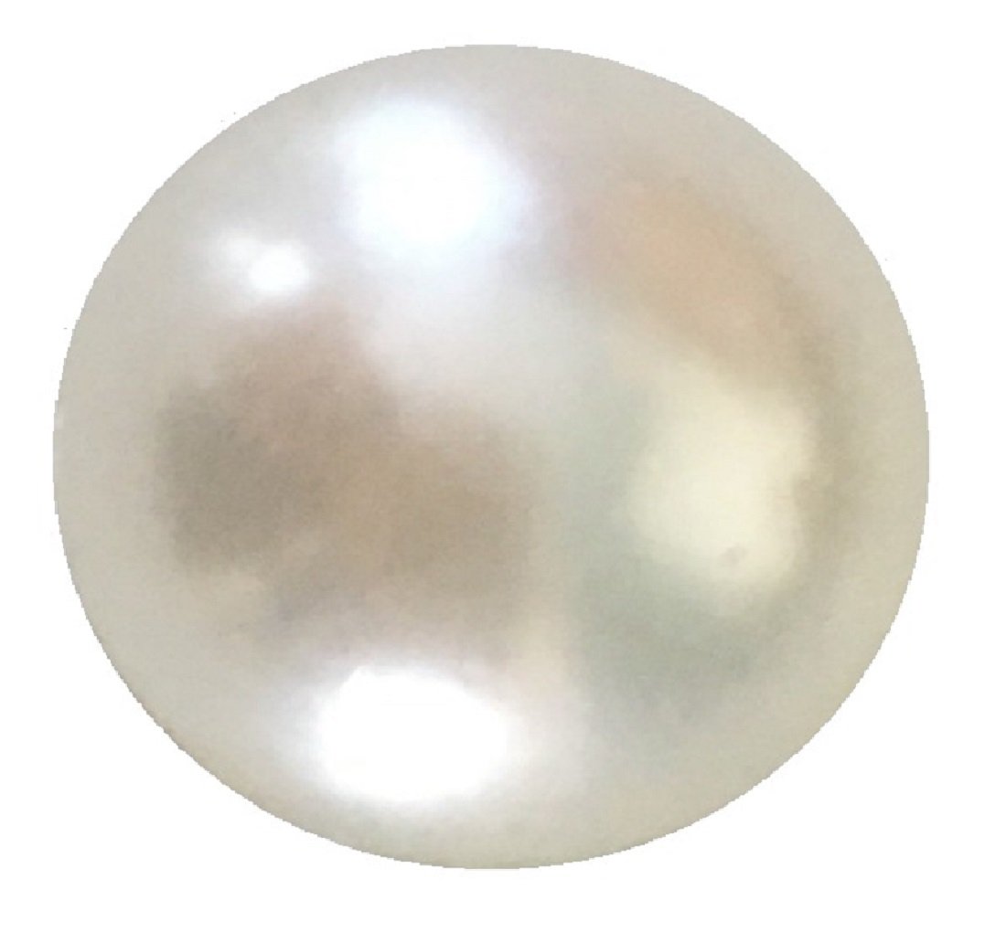 Small Faux Pearl Accent Stud Lapel Pin