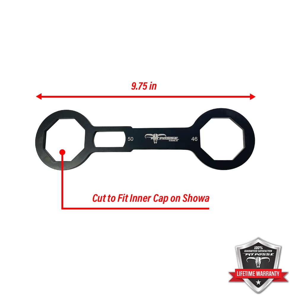 Amazon.com: Pit Posse PP2659 Dual Ended Fork Cap Wrench 46mm