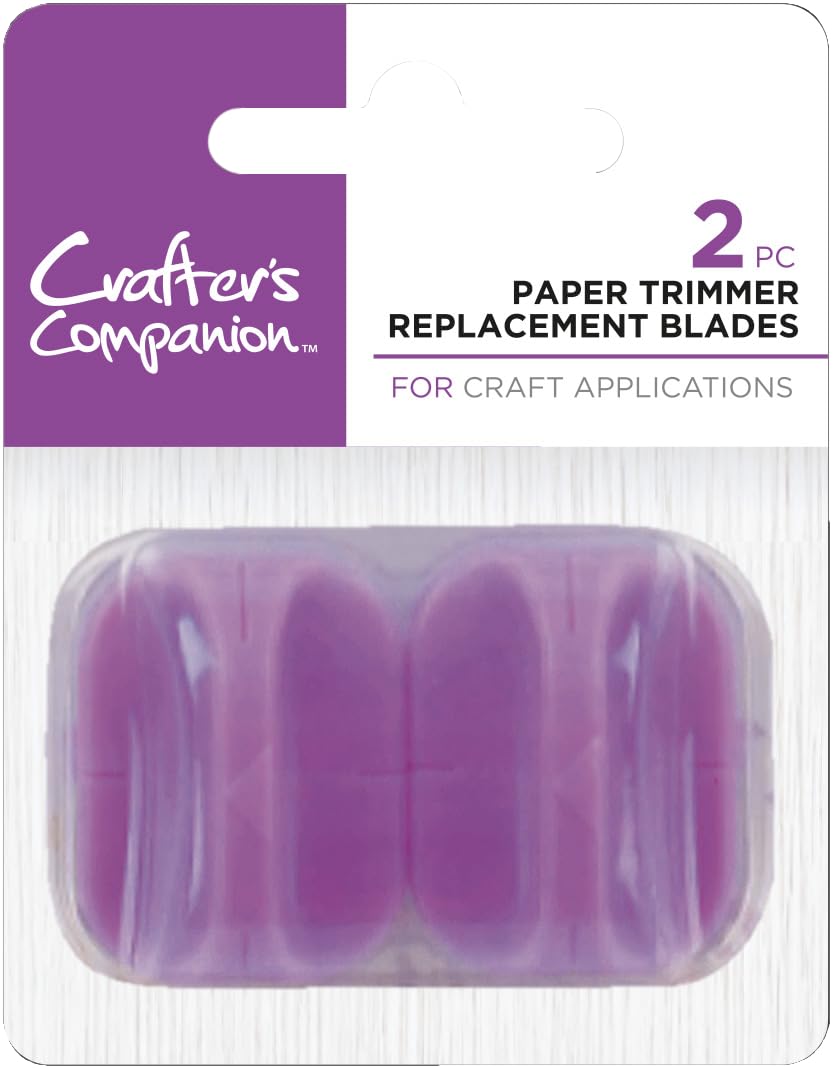 Crafter's Companion Paper Trimmer Replacement Blades - Pack of 2, Purple