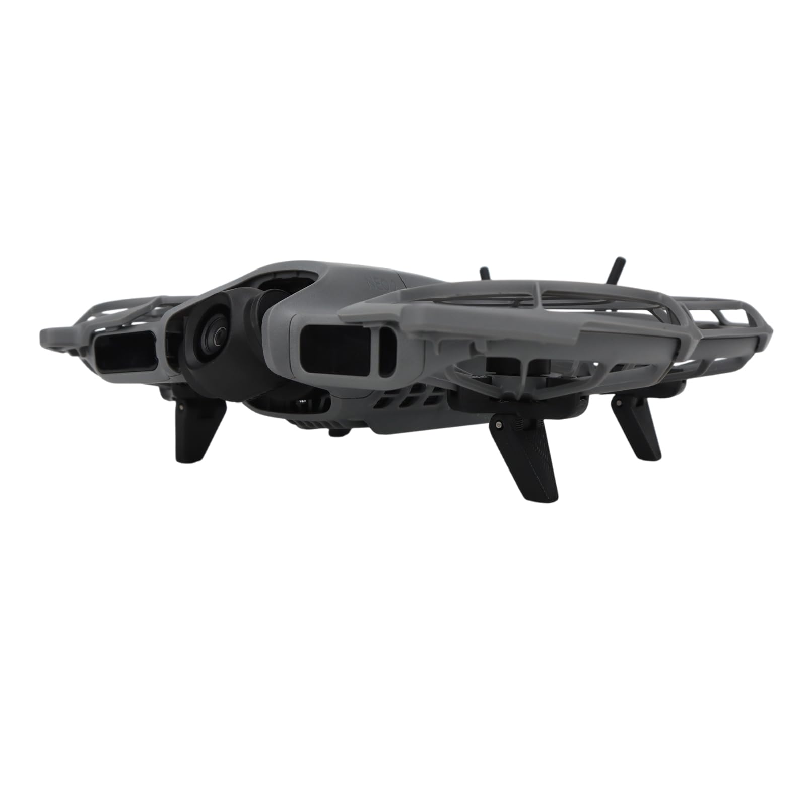 Train d'atterrissage pour DJI NEO 2,Drone support de protection pliable train d'atterrissage Pieds de trépied augmentant la hauteur de 1cm Anti-rayures et résistant à l'usure (Noir)