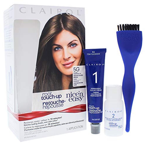 Clairol Nice N Easy Root Touch-up Permanent Color - 005g Medium Gold Brown By Clairol for Women - 1 Application Hair Color