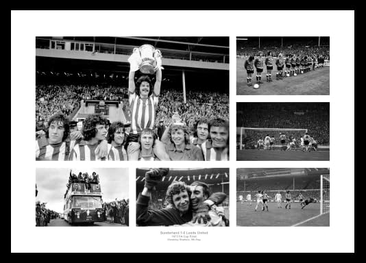 Home of Legends Sunderland AFC Memorabila - 1973 FA Cup Final Framed 24x16 inch Photo