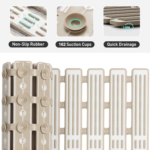 XIYUNTE Shower Mat Non Slip Anti Mould for Elderly - Image 3