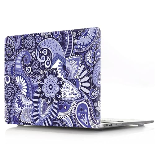 Funda MacBook Pro 15 Paisley ideal para trabajar en cafeterías con protector teclado A1990