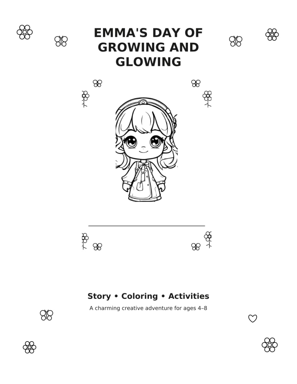 EMMA’S DAY OF GROWING AND GLOWING: A Story About Curiosity, Creativity, and Kindness