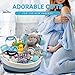 Bundle of Joy Deluxe New Baby Gift Basket | Newborn Baby Boy Gift Set with Baby Essentials | Baby Gift Basket for Expecting Moms | Baby Layette Set | Blue Baby Gift Set | Nikki's Gift Baskets