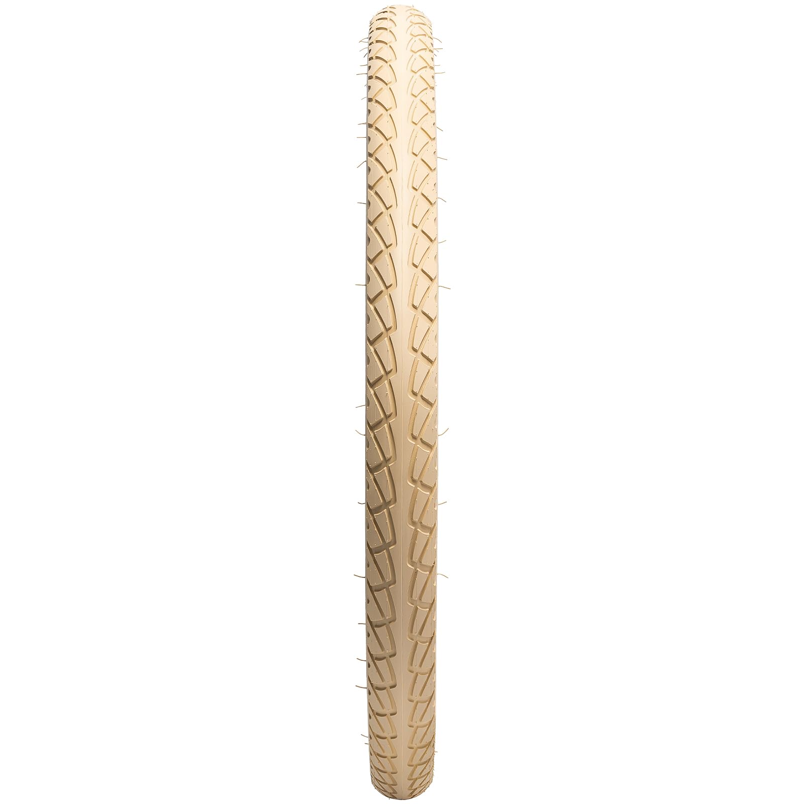 YunSCM 2PCS Faltbar 26 Zoll Reifen 26x2.10 Mantel 54-559 kompatibel Citybikes, Rennräder 26x2.0 26x2.10 26x2.125 Fahrradreifen | weißer/Beiger Reifen