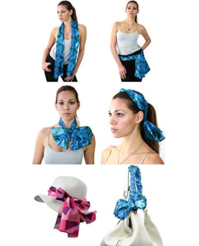 NYFASHION101 Women's Versatile Sheer Headwrap Scarf in Various Designs4